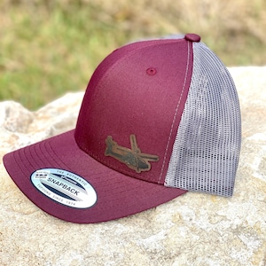 Helicopter Hat Snapback Trucker – Engraved Patch Cap for Pilots, Aviation Lovers, Military Vets, Rotorcraft Fans