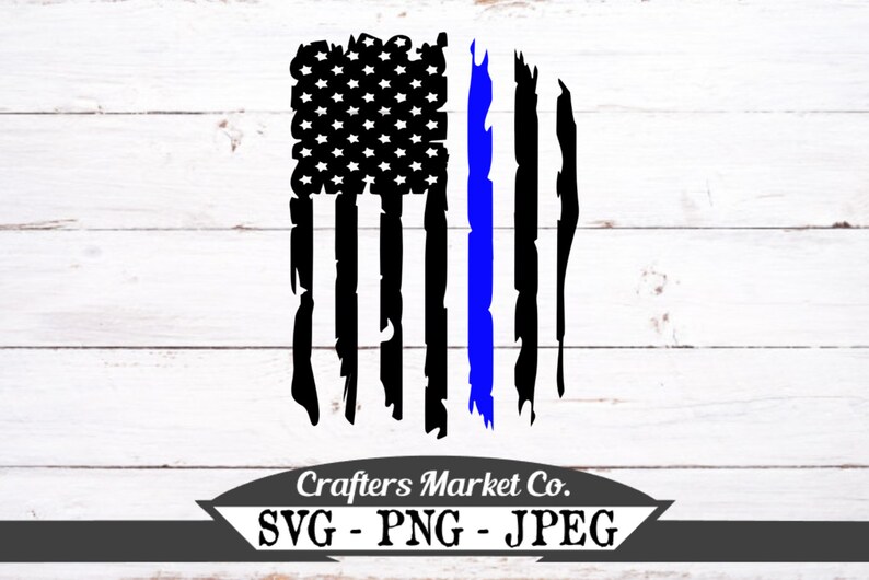Download Distressed American Flag Svg Thin Blue Line Svg Png File Sublimation Design Shirts Transfer File Police Officer Flag Svg Clip Art Art Collectibles Delage Com Br
