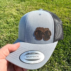 Beer Hat – Trucker or Snapback Cap with Beer Design – Funny Drinking Hat for Beer Lovers, BBQs, and Weekend Vibes