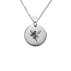 Fairy Necklace or Keychain – Personalized Fantasy Gift for Her, Magical Forest Jewelry with Enchanted Charm in Gold or Silver