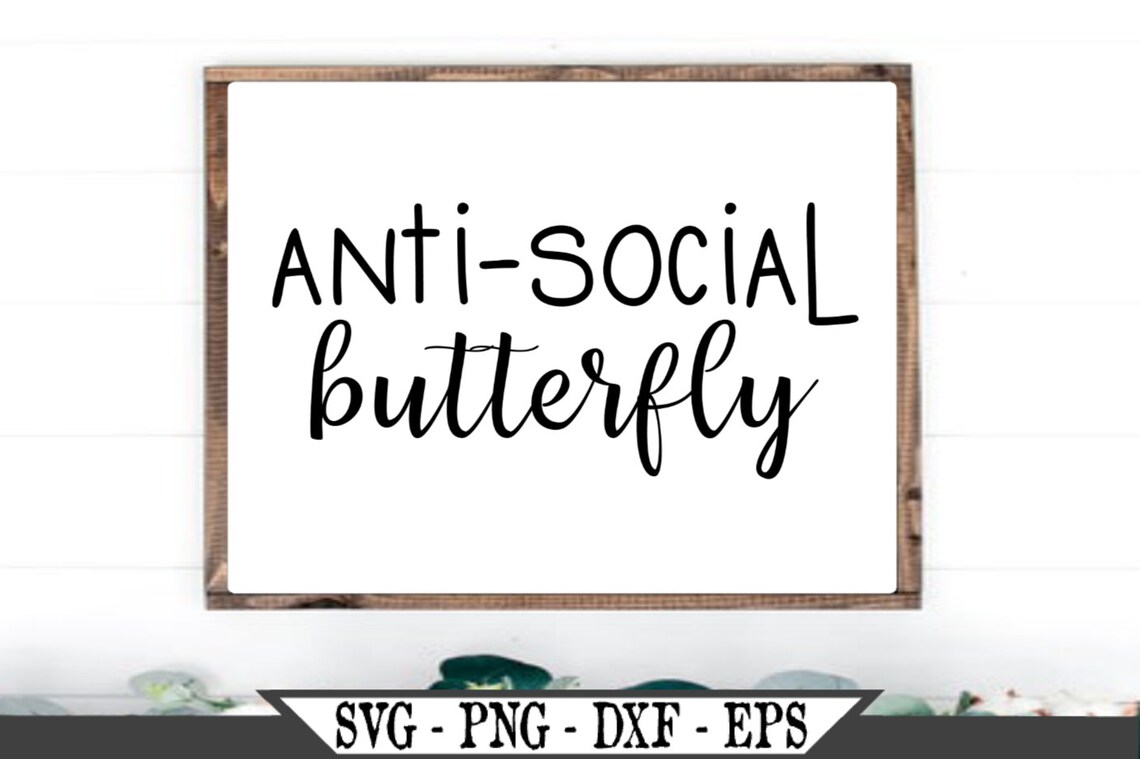 Free Free 122 Antisocial Butterfly Svg SVG PNG EPS DXF File