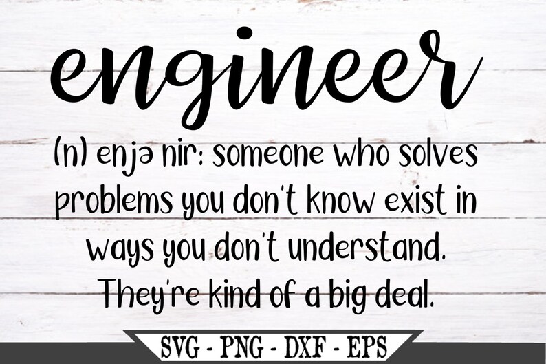 Download Engineer Definition SVG Vinyl Cutter Cut File For Cricut ...