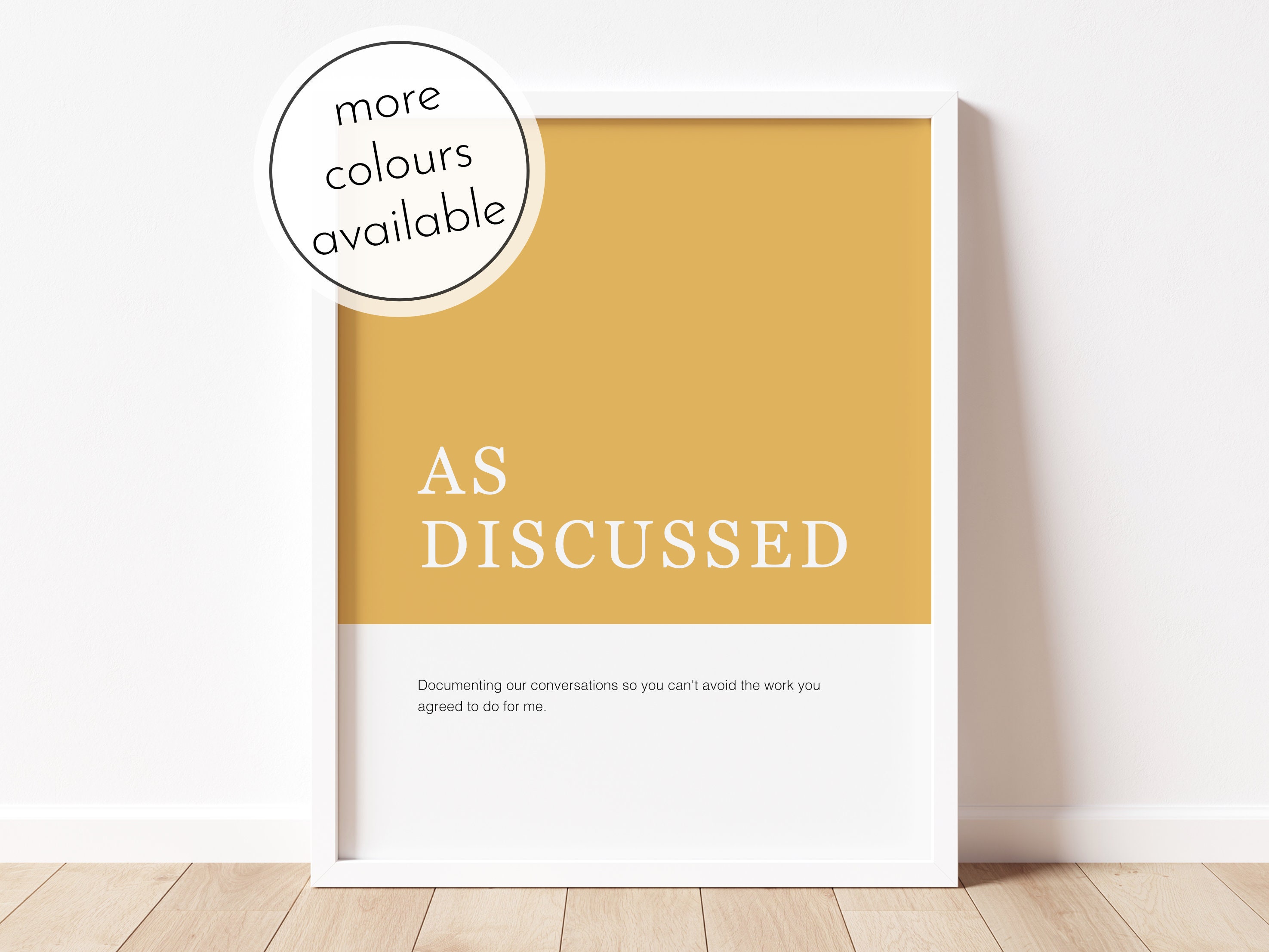 office-decor-definition-print-as-discussed-office-wall-art-etsy