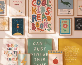 Kids & Nursery Art Prints – Pick Your Design - Playroom and Bedroom Wall Art