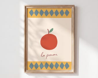 La Pomme Print - Children's Bedroom Wall Art