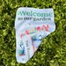 Personalized Spring Garden Flag, Welcome to Our Garden, Last Name Flag ...