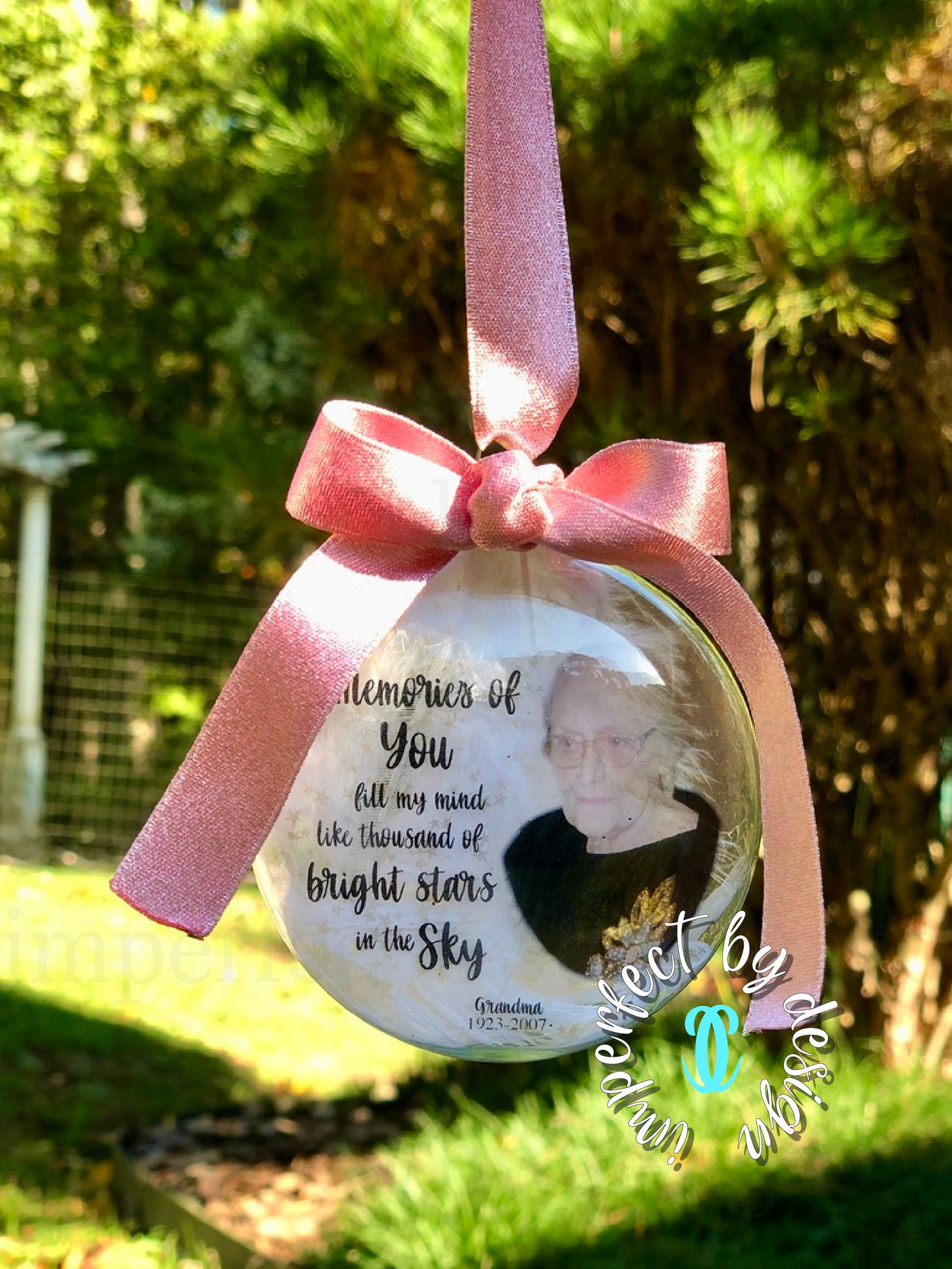 Memorial Ornament Personalized Memorial Ornament with Photo Etsy