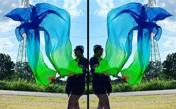 Éventail de danse du ventre pour femmes Voile d'éventail de danse du ventre  fait à