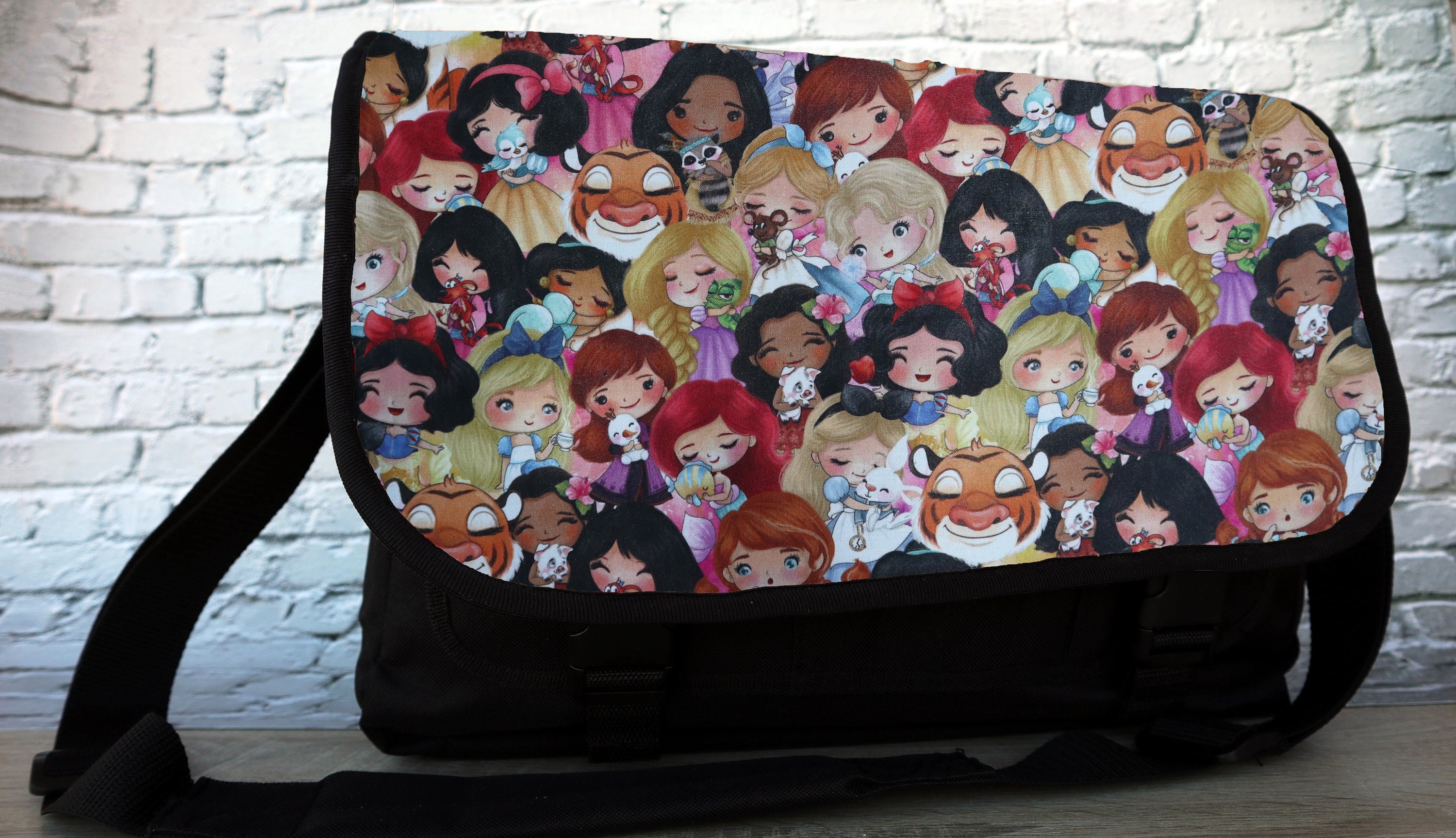 Disney Princess Messenger Bag Kawaii and Cute Animals Etsy
