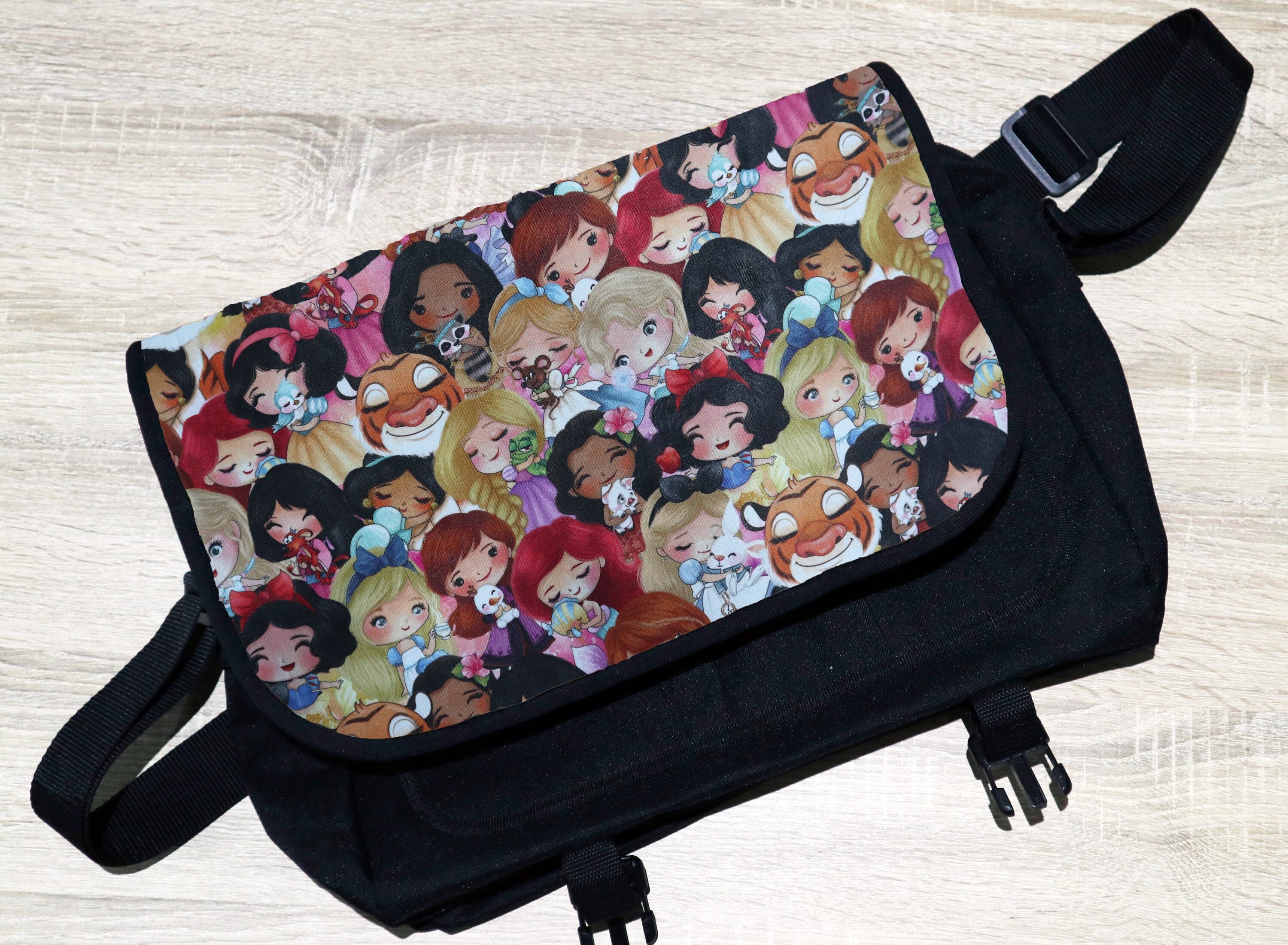 Disney Princess Messenger Bag Kawaii and Cute Animals Etsy