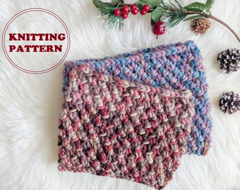 PATTERN - The Liana Cowl - DIGITAL DOWNLOAD, 3 Sizes, Toddler to Adult, Knitted Cowl Pattern