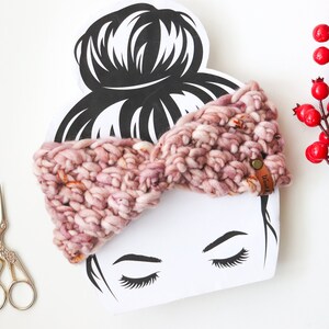 READY TO SHIP | Luxury Knit Headband | Extra warm headband | 100% Merino Wool | Adult Size | Handmade Gift | one of a kind