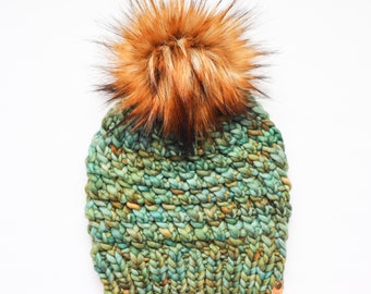 VERSANDFERTIG | Luxus Strickmütze | 100% Merinowolle | Erwachsenengröße Strickmütze | Urlaub Geschenk | Weihnachtsgeschenk | Handgefertigtes Geschenk | Drache