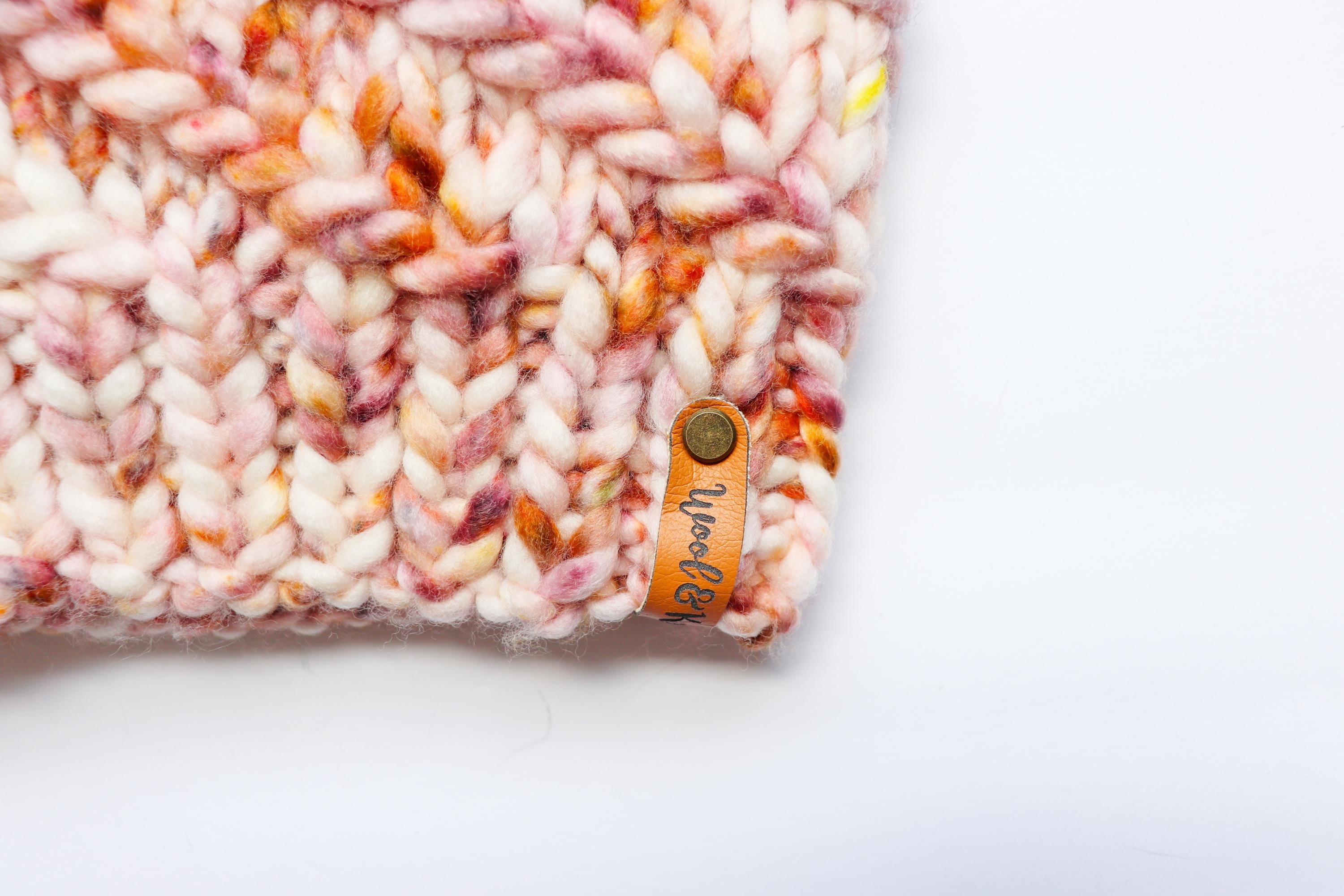 READY TO SHIP Luxury HANDKNIT Merino Wool Beanie Entangled Beanie | LUXURY Handmade 100% Merino Wool Knit  main image 3