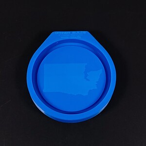 Washington State Coaster Mold Silicone Mold Shiny Mould for Resin Concrete Gypsum Jesmonite Crafting Coaster Homeware or Wall Decor