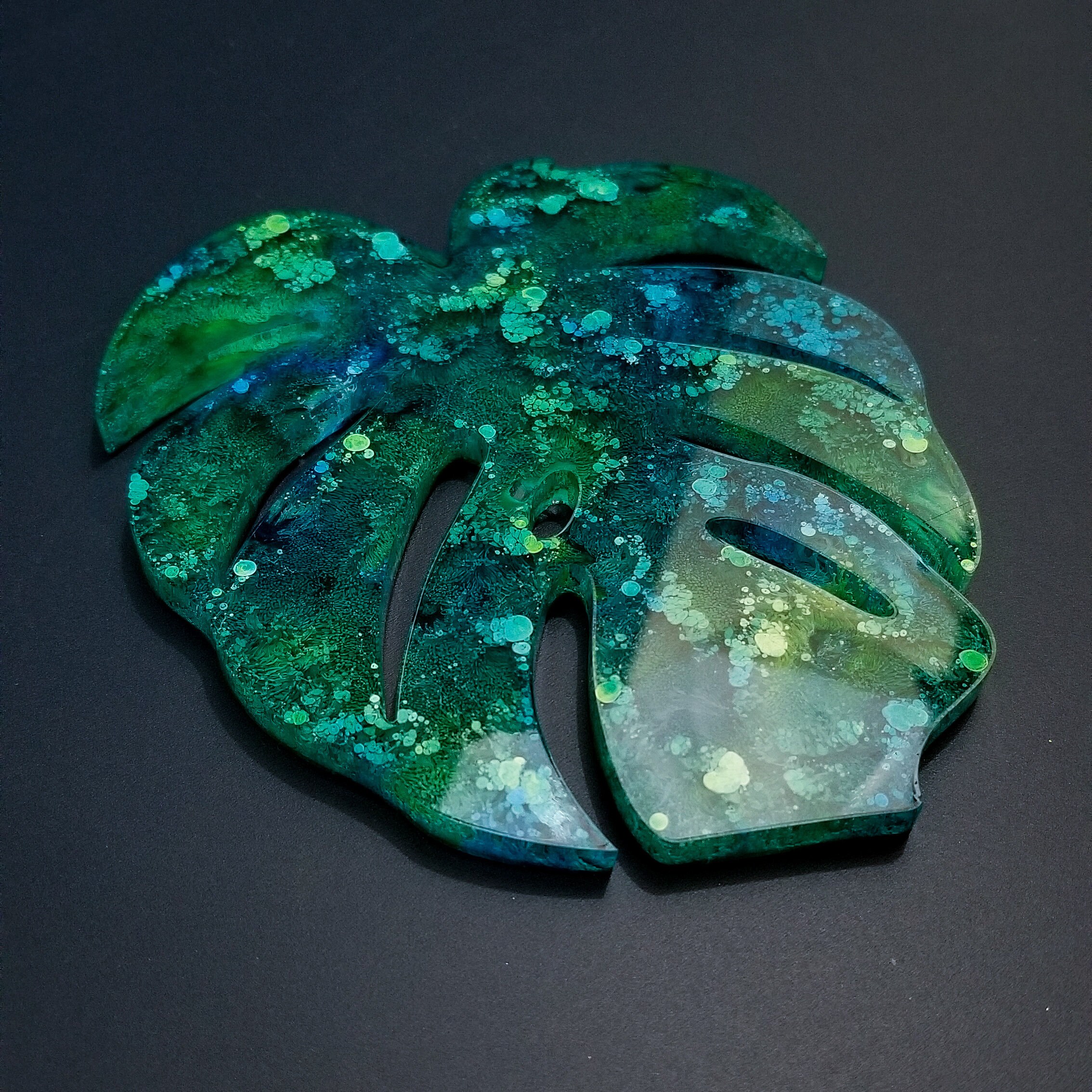 Monstera Leaf Silicone Mold Shiny Mould for Resin and Concrete Etsy