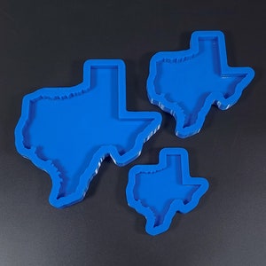 Texas State Silicone Mold Shiny Mould for Resin Concrete Gypsum Jesmonite Crafting Coaster Homeware or Wall Decor