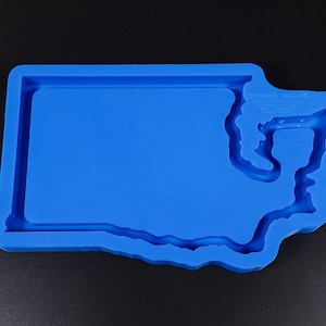 Washington State Tray Silicone Mold Shiny Mould for Resin Concrete Gypsum Jesmonite Crafting Homeware and Wall Decor