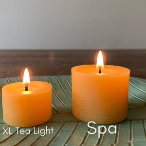 4 x Beeswax Spa Candles, Set of 4 Australian Beeswax Spa candles, 4 elegant beeswax handmade candles, hand poured beeswax candle set image 8