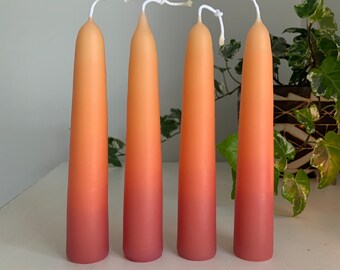 1 Beeswax hand dipped stubby candle 15cmH x 2.5cmW, 1 Hand dipped pure beeswax candle, 100% Aussie beeswax Stubby taper, pure beeswax candle