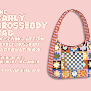 Carly Crossbody Bag PDF Sewing Pattern Instant PDF Digital Download