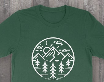 Colorado Shirt, Camping Shirt, Outdoor Gift, Hiking Gift