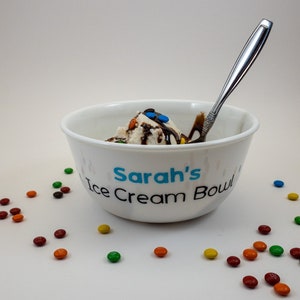 Personalized Ice cream Bowl image 2