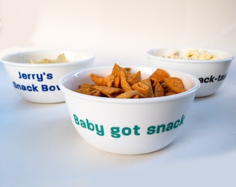 Personalized Snack Bowl