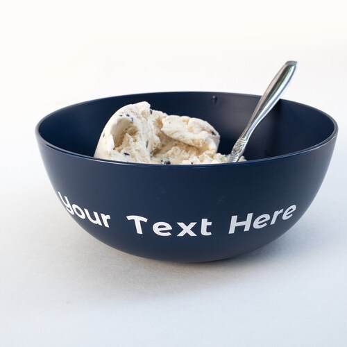 Personalized Ice Cream Bowl Personalized Dad Ice Cream Bowl Etsy