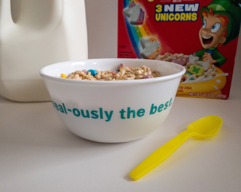Personalized Cereal Bowl Etsy