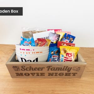 Family Movie Night Gift Box - Etsy