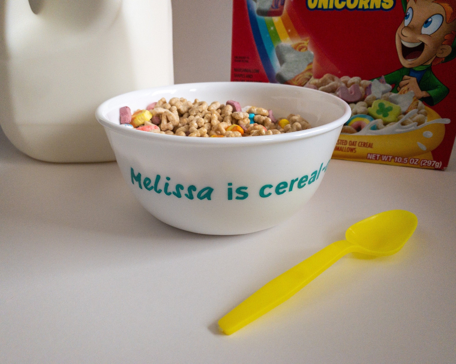 Personalized Cereal Bowl Etsy