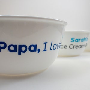 Personalized Ice cream Bowl image 7