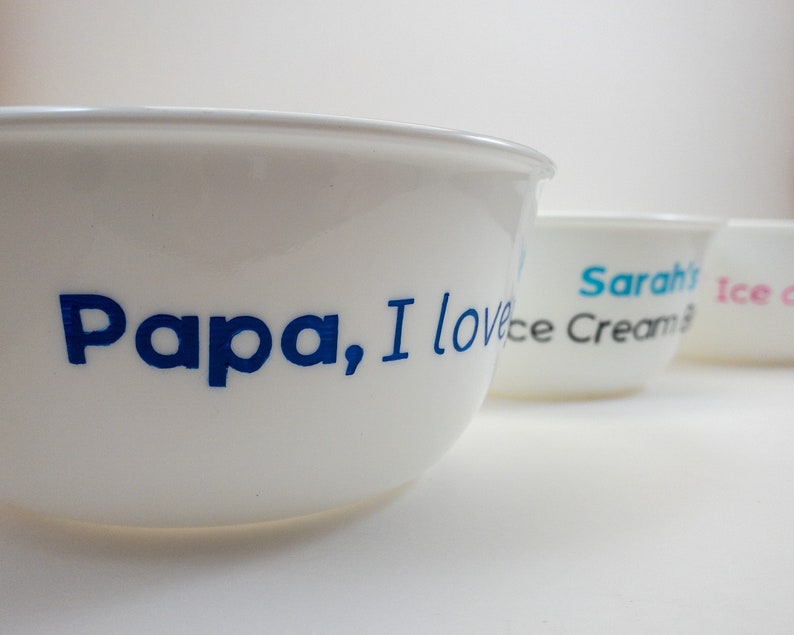 Personalized Ice cream Bowl image 7