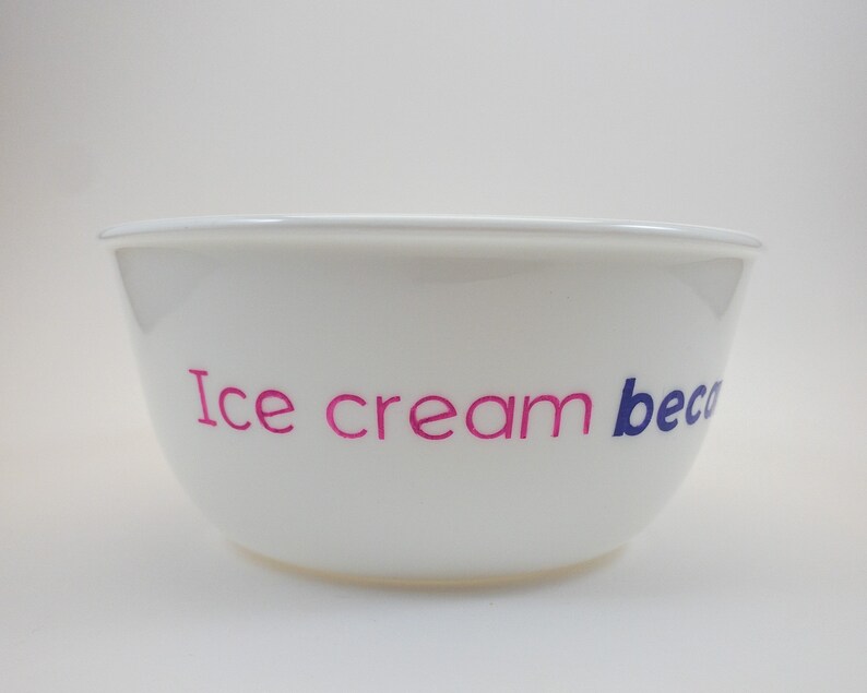 Personalized Ice cream Bowl image 5