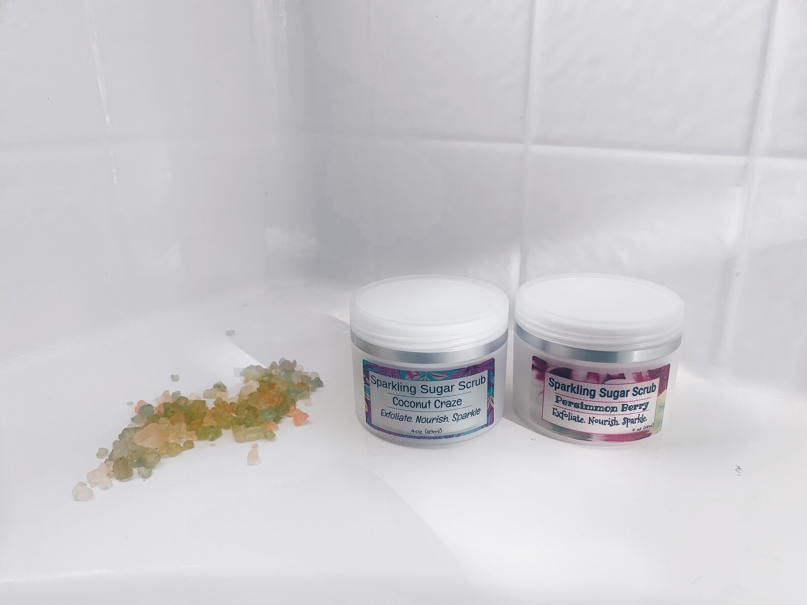 Haus of Wax Sugar and Shea Scrub w/ Glitter Etsy