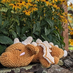 Sleeping Baby Dragon Crochet Pattern image 3