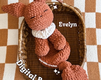 Evelyn the Snuggle fox Digital pattern