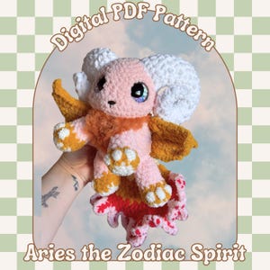 Aries the Zodiac Spirit Digital PDF Crochet Pattern