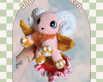 Patrón de crochet digital en PDF de Aries, el espíritu del zodíaco