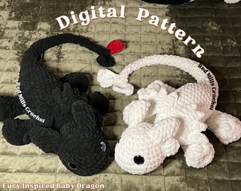 Fury Inspired Baby Dragon Pattern