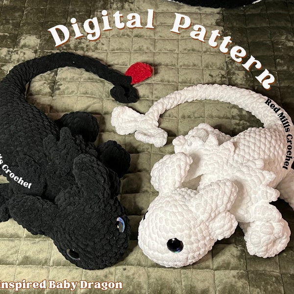 Fury Inspired Baby Dragon Pattern