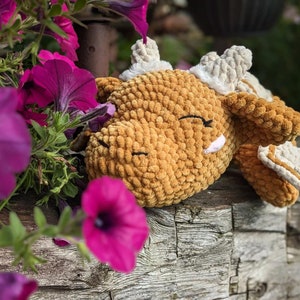 Sleeping Baby Dragon Crochet Pattern image 2