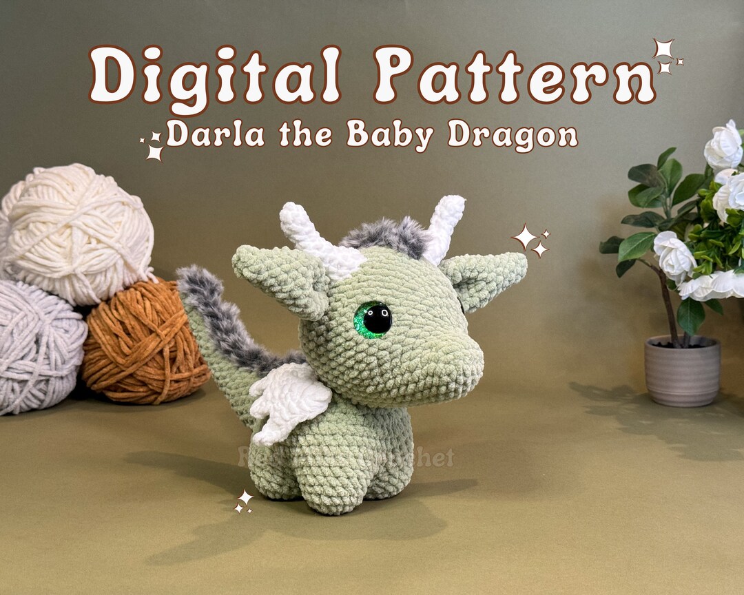 Baby dragon crochet pattern sale