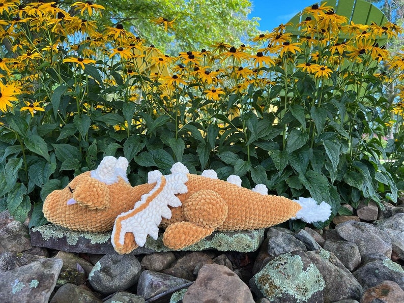 Sleeping Baby Dragon Crochet Pattern image 4
