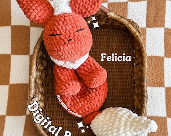 Felicia the Fire fox Snuggler Digital pattern