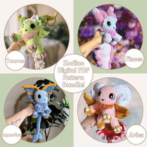 Zodiac Spirit Digital PDF Crochet Pattern Bundle