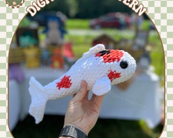 Connie il pesce koi schema all'uncinetto