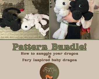 ¡Paquete de patrón de dragón inspirado en furia!