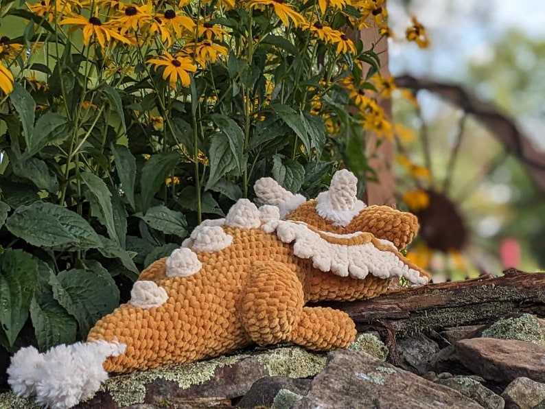 Sleeping Baby Dragon Crochet Pattern image 6